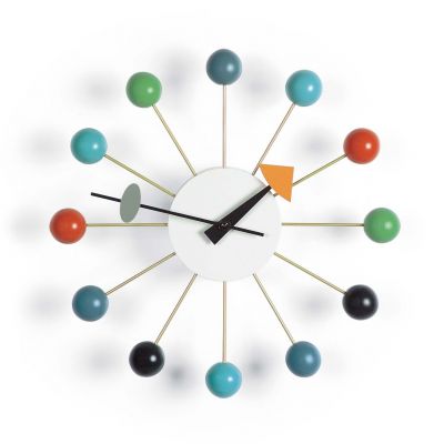 Ball Clock Wanduhr - mehrfarbig Vitra